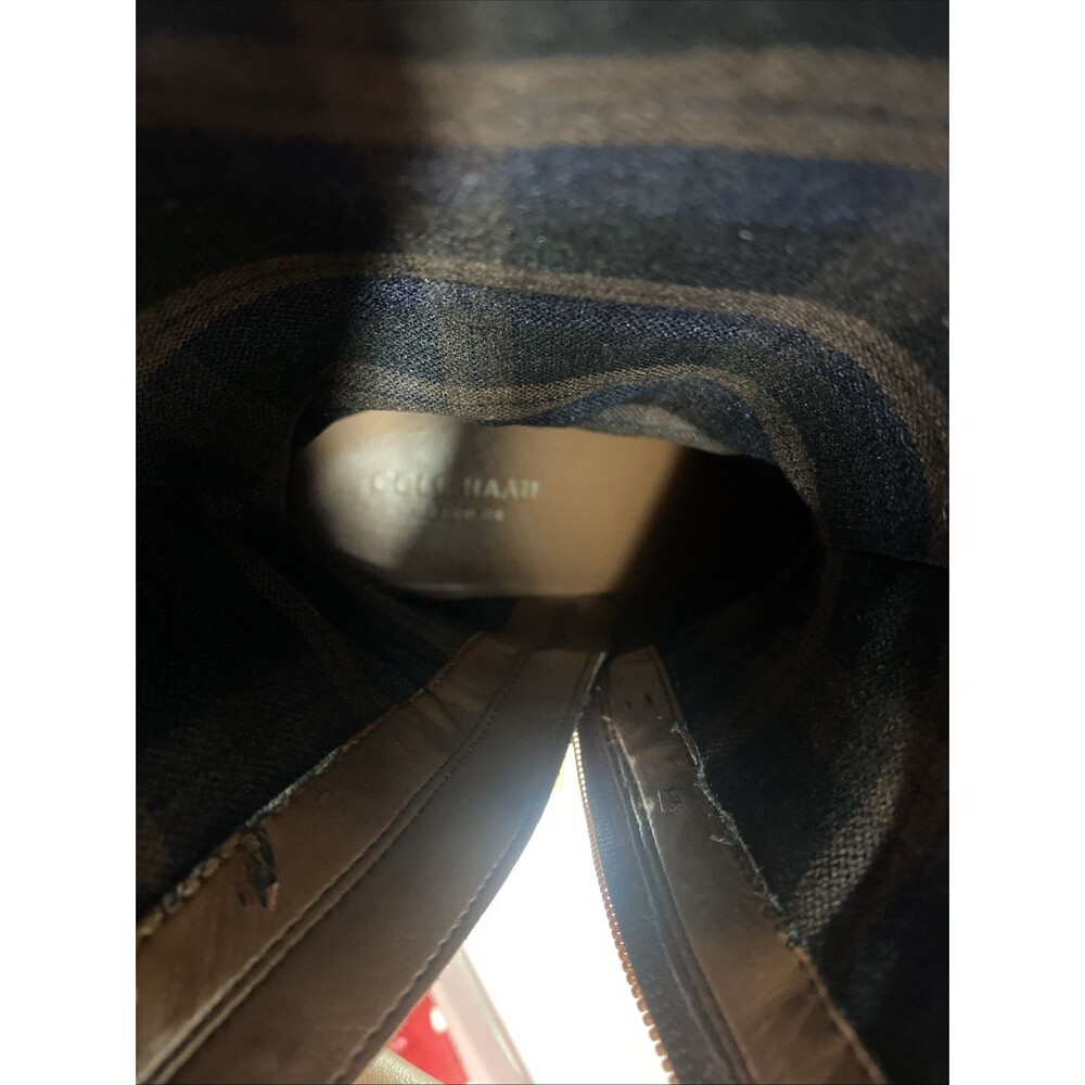 Cole Haan 'Hinckley Boot II' Knee High Sequoia Brown Leather Size 6.5 w01146 - Picture 13 of 16